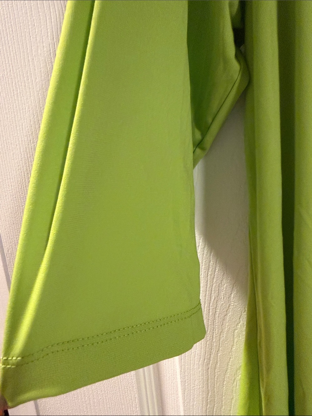 Midnight Velvet Lime Green Cold-Shoulder Tunic plus 1x - Picture 4 of 6